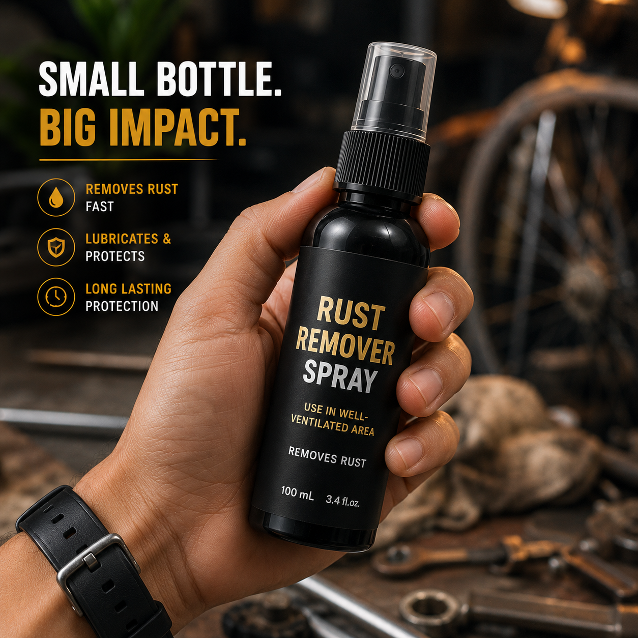 RustGone Pro Lubricant Spray (Pack of 3) ⭐