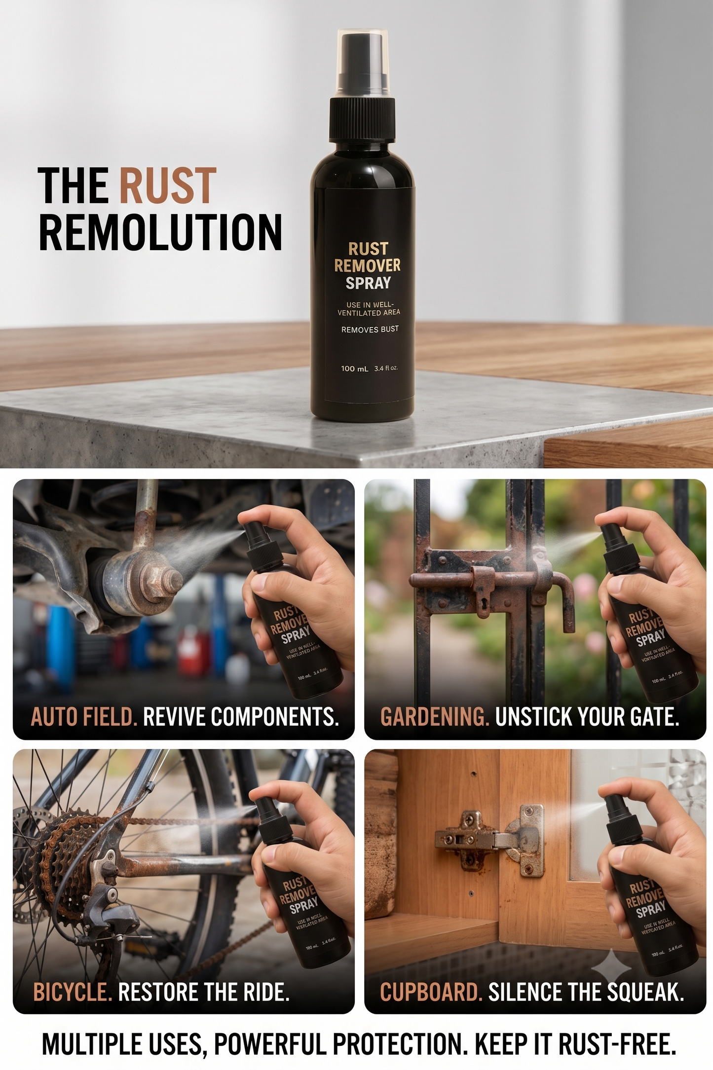 RustGone Pro Lubricant Spray (Pack of 3) ⭐